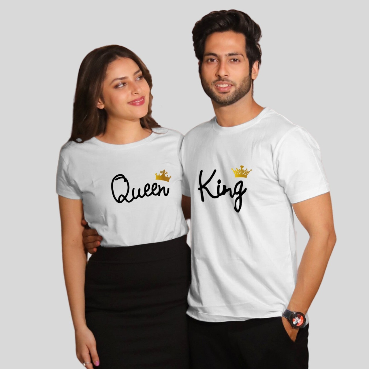 Couple Tshirt white